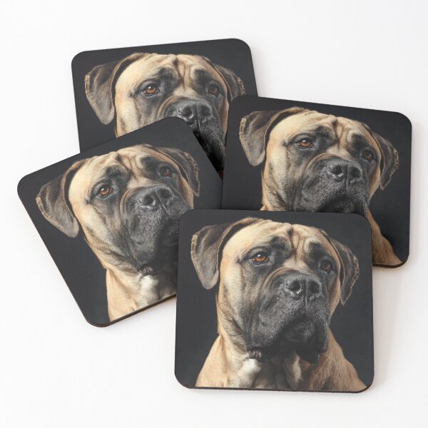 Item preview, Bullmastiff on Black designed and sold by Elisabeth Lucas.