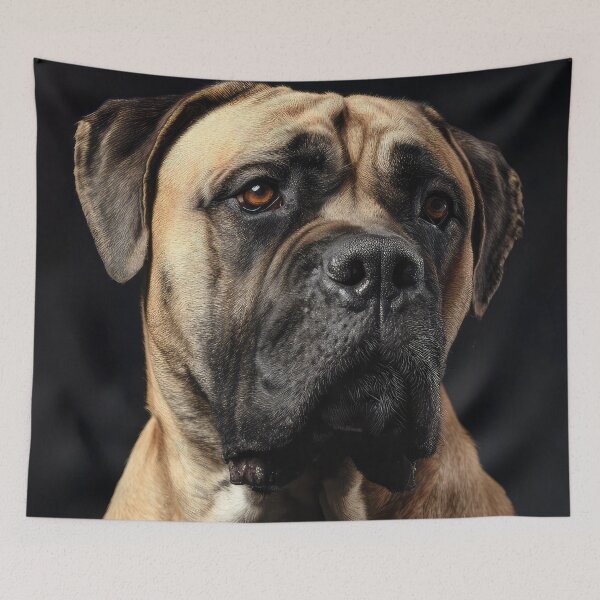 Item preview, Bullmastiff on Black designed and sold by Elisabeth Lucas.