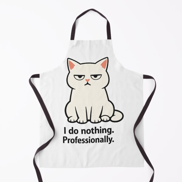 Item preview, I Do Nothing. Professionally. – Bored Cat  designed and sold by LioraStudio.