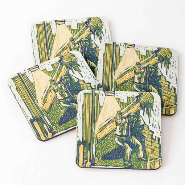 Item preview, Working Man - Green designed and sold by Noahkvart.