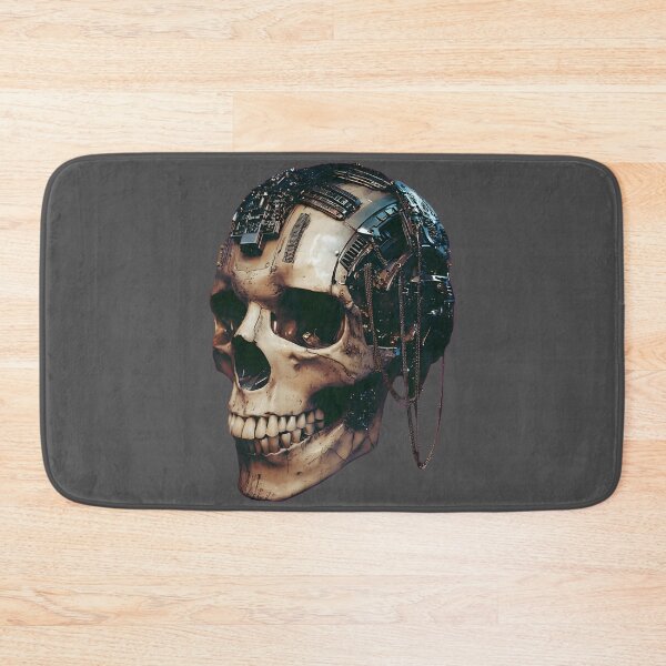 Item preview, Cybernetic Skull Bio-Mechanical Sci-Fi Art designed and sold by AbcDigs Studio.