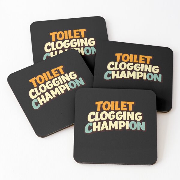 Item preview, Toilet Clogging Champion – Funny Toilet Plunger  Design designed and sold by sssweetness.