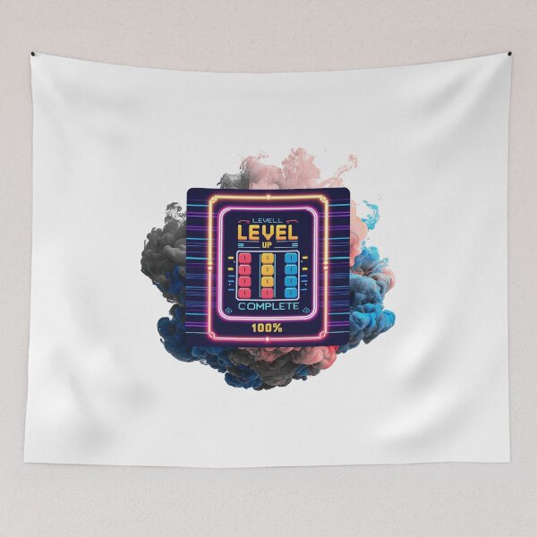 Item preview, Level Up Complete gamer quote designed and sold by SloganSauce.