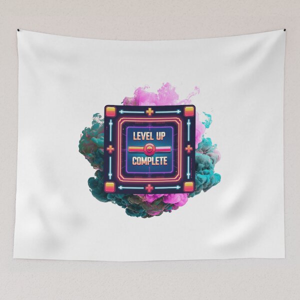 Item preview, Level Up Complete new year motivation designed and sold by SloganSauce.