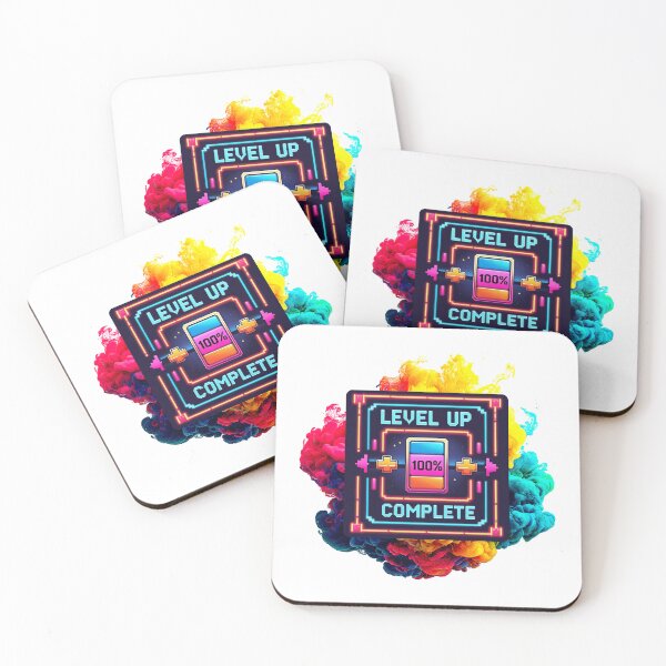 Item preview, Level Up Complete arcade style designed and sold by SloganSauce.
