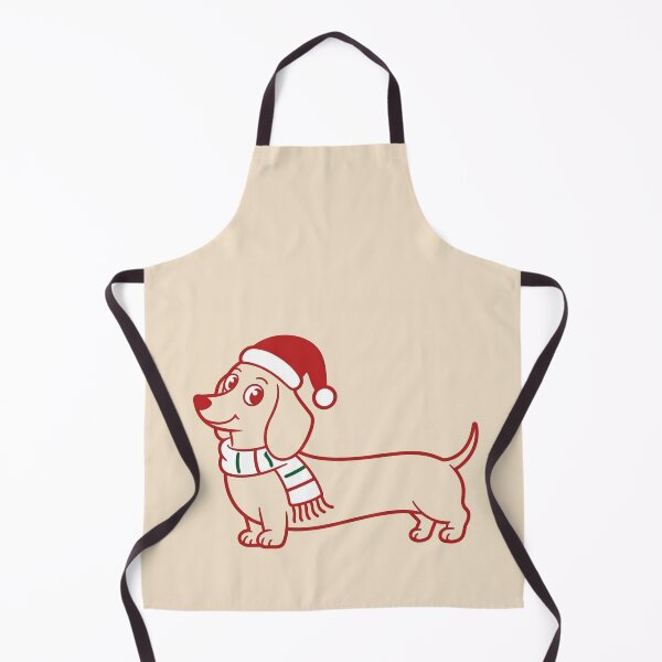 Item preview, Daschund Christmas    – Line Art Holiday Dog Illustration designed and sold by WikaKowalczyk.