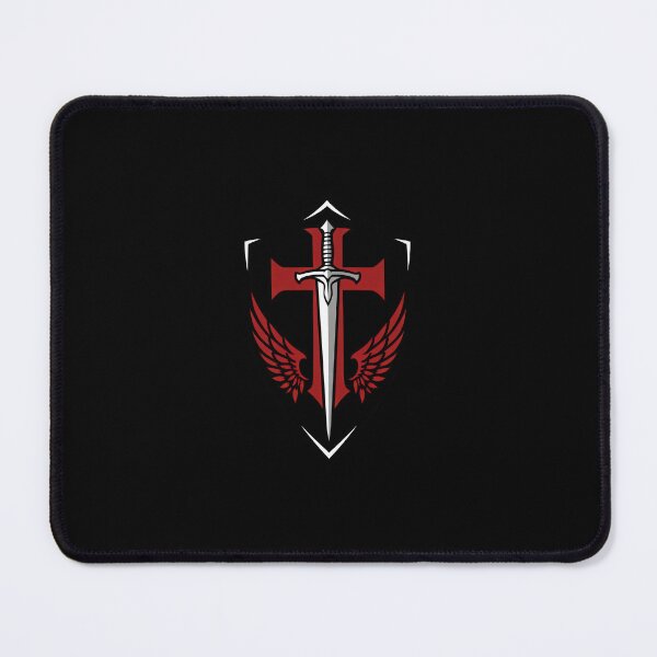 Item preview, Dark Knight Cross Shield designed and sold by Nibble & Doodle.