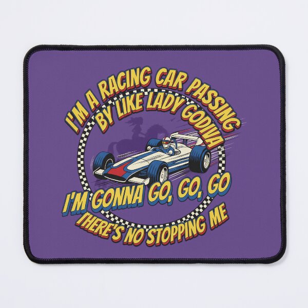 Item preview, Unstoppable Formula Racing Car Speed Retro Comic Design - Queen designed and sold by sing-it-out.