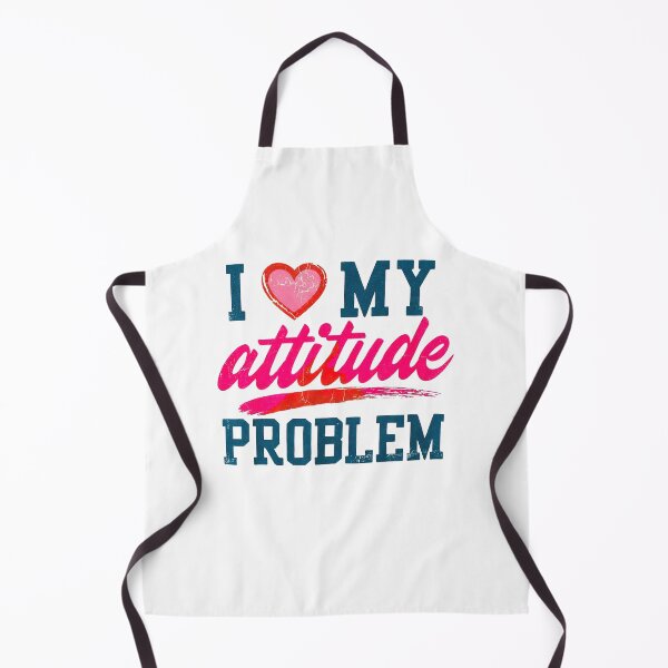 Item preview, I Love My Attitude Problem Sassy Heart Sarcastic Vintage designed and sold by SpookshowDesign.