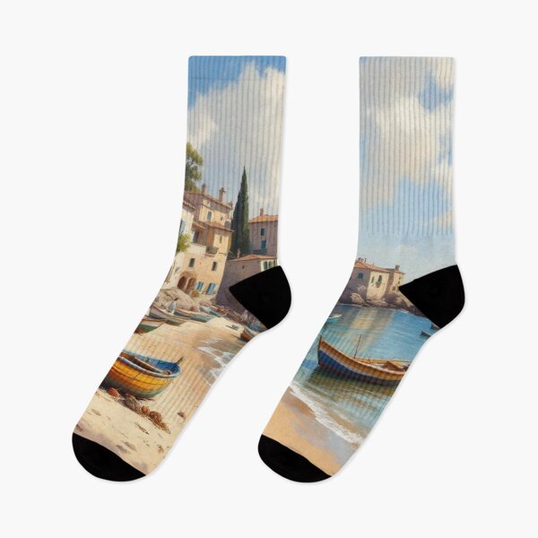 Item preview, French Riviera, fishing village designed and sold by jefboutique6150.