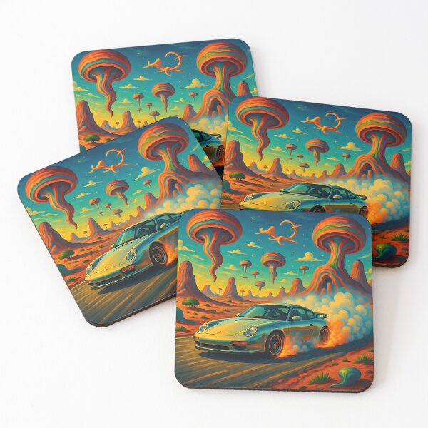 Item preview, Car doing a burnout in a fantasy world.  designed and sold by Nomad-Maynard.