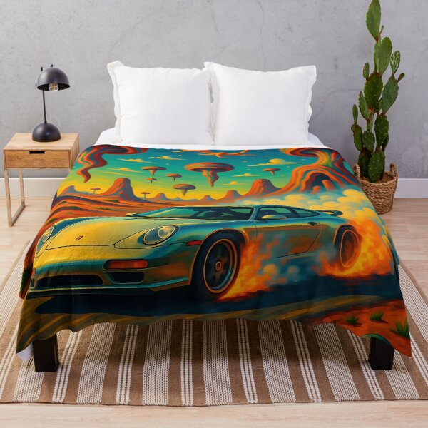 Item preview, Car doing a burnout in a fantasy world. designed and sold by Nomad-Maynard.