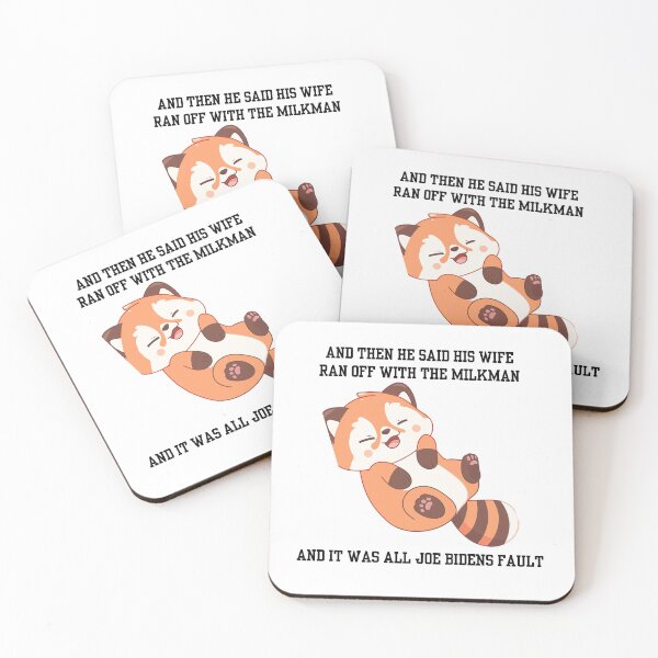 Item preview, Cute Cartoon Animal Illustration - I Blame Joe Biden designed and sold by MonmoreDesigns.