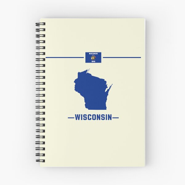 Item preview, Wisconsin Pride - State Map & Flag Minimalist Design designed and sold by mashmosh.