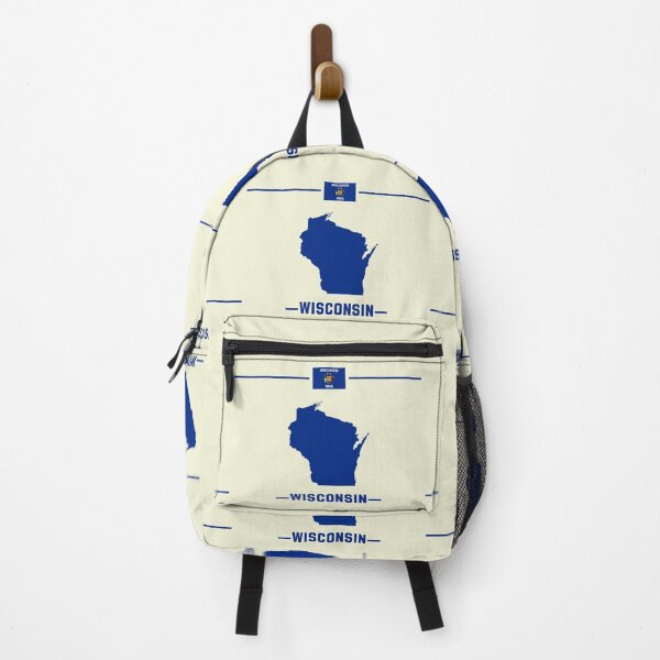 Item preview, Wisconsin Pride - State Map & Flag Minimalist Design designed and sold by mashmosh.