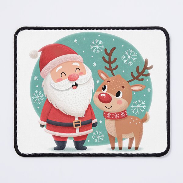 Item preview, Magical Christmas Friends – Santa & Reindeer designed and sold by VivoStudio.