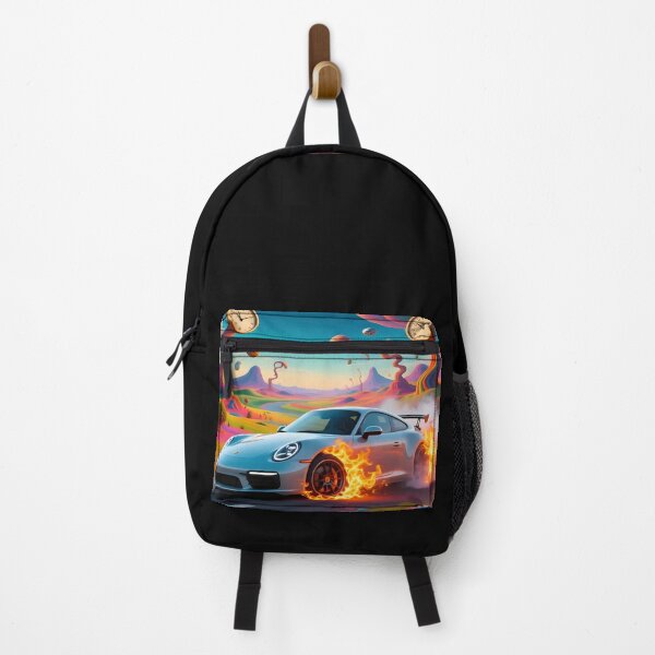 Item preview, Car doing a burnout in a fantasy world. designed and sold by Nomad-Maynard.
