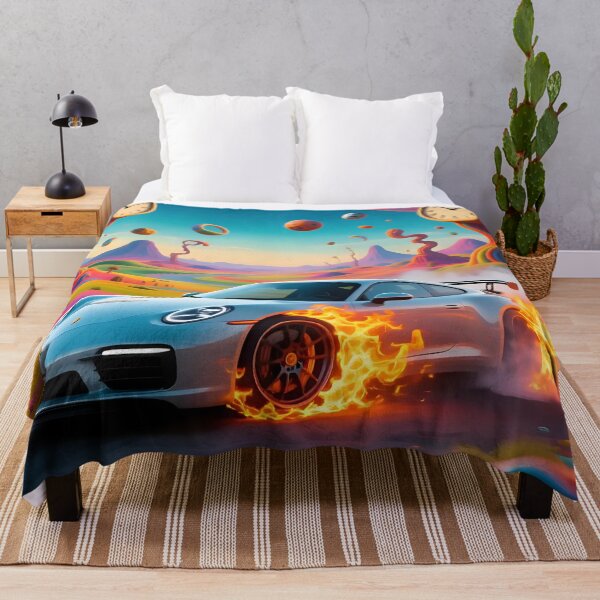 Item preview, Car doing a burnout in a fantasy world. designed and sold by Nomad-Maynard.