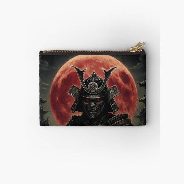 Aperçu de l'œuvre Guerrier samouraï japonais Blood Moon, collection NFT EA Military, série Legendary Warriors créée et vendue par EASNFTCOL.