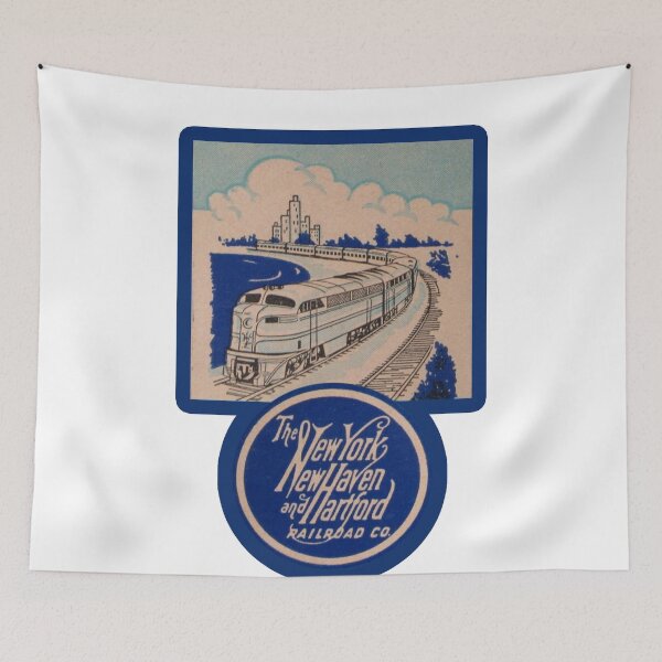 Item preview, Vintage The New York New Haven and Hartford Railroad designed and sold by QuayTradingCo.