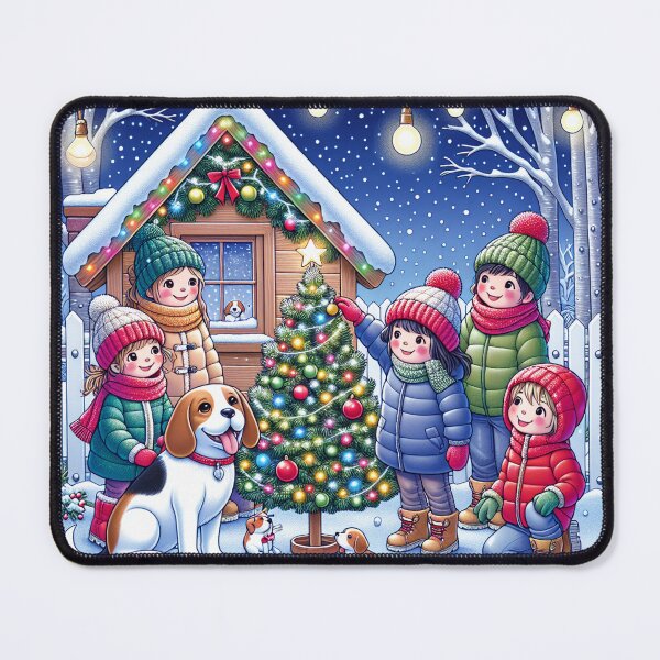 Item preview, Peanuts Holiday Magic: Modern Semi-Realistic Christmas Sticker with Snoopy & Friends designed and sold by ARTCREATESHOP.