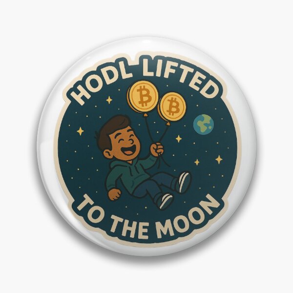 Item preview, HODL Lifted To The Moon Guy designed and sold by DivinelyAligned8.