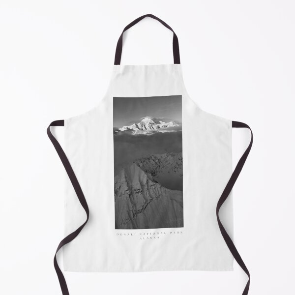 Item preview, Mt McKinley - Denali - Black and White Vertical designed and sold by SheldonAir.