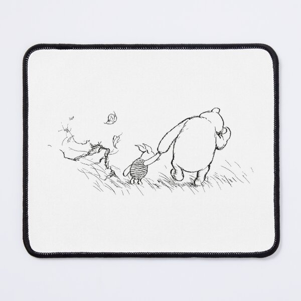 Item preview, They went on to Kanga's house, Classic Winnie the Pooh Illustration, Black & White designed and sold by Artanine.