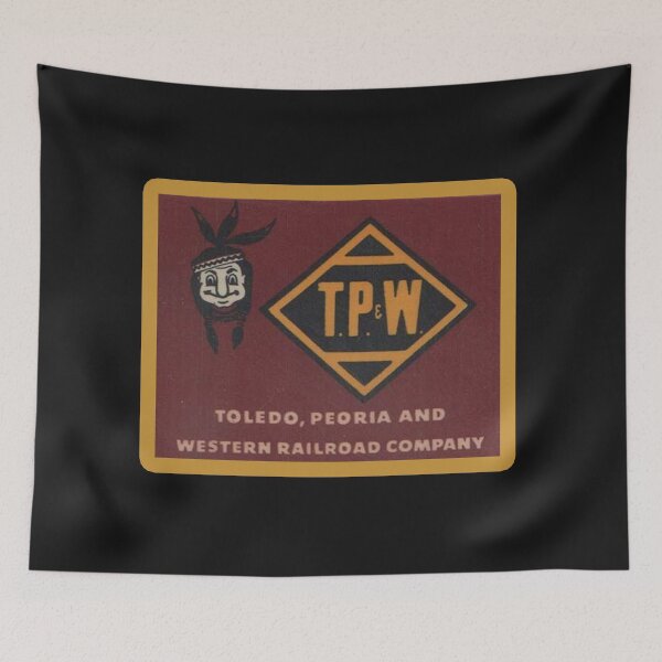Item preview, Vintage Toledo Peoria and Western Railroad designed and sold by QuayTradingCo.
