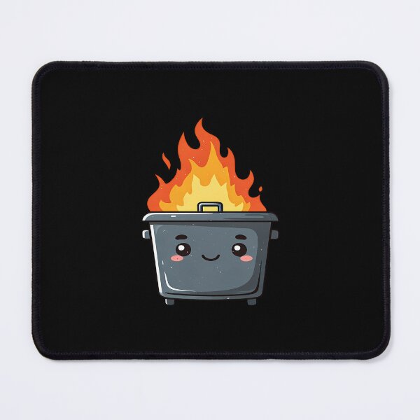 Item preview, Everything Is Fine Cute Dumpster Fire Funny Sarcastic Kawaii Art designed and sold by sky11PP.