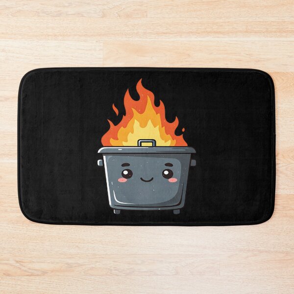 Item preview, Everything Is Fine Cute Dumpster Fire Funny Sarcastic Kawaii Art designed and sold by sky11PP.