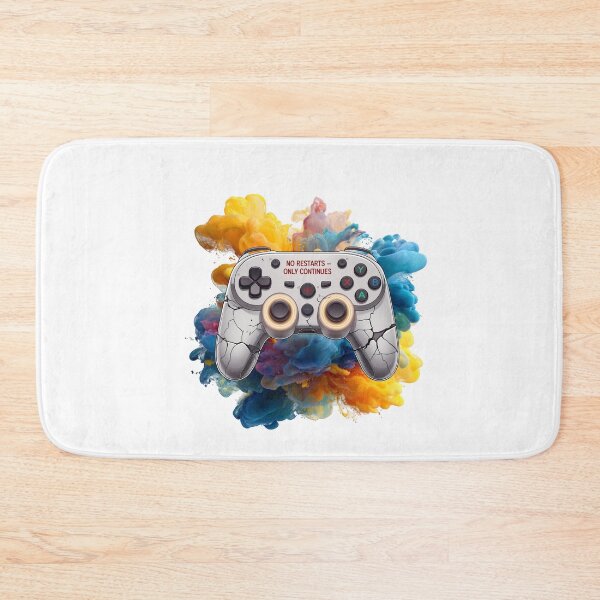 Item preview, No Restarts Only Continues designed and sold by SloganSauce.