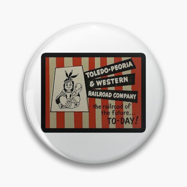 Item preview, Vintage Toledo Peoria and Western Railroad designed and sold by QuayTradingCo.