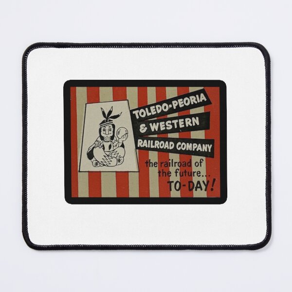 Item preview, Vintage Toledo Peoria and Western Railroad designed and sold by QuayTradingCo.