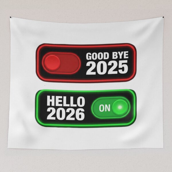 Item preview, Goodbye-2025-Hello-2026  designed and sold by w66aboo.