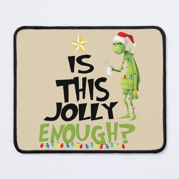Item preview, Is This Jolly Enough: Funny Grinch Lights Design designed and sold by ChaaiTee.