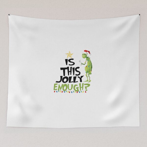 Item preview, Is This Jolly Enough: Funny Grinch Lights Design designed and sold by ChaaiTee.