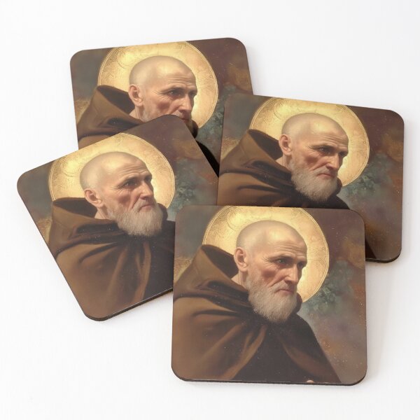 Item preview, Saint Ignatius of Laconi designed and sold by SanctifiedSouls.