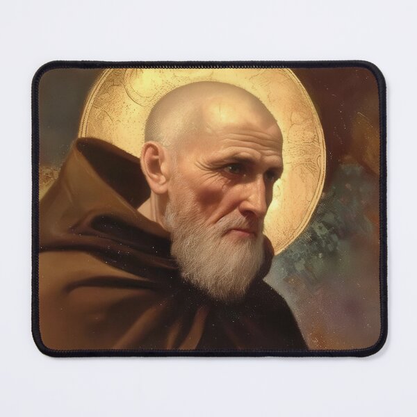 Item preview, Saint Ignatius of Laconi designed and sold by SanctifiedSouls.