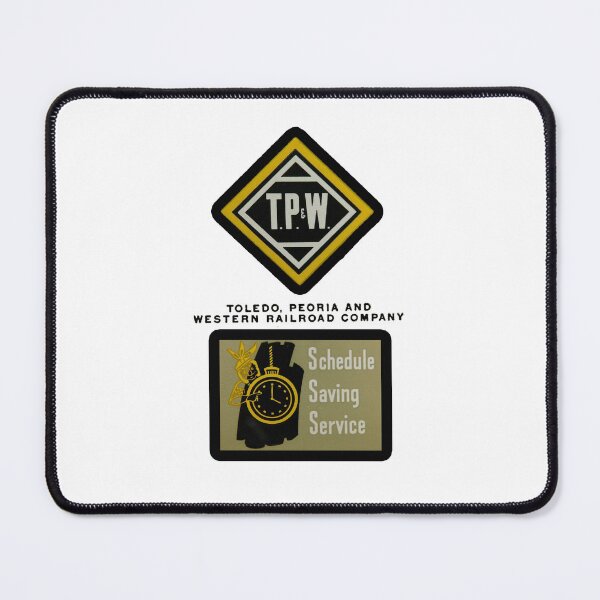 Item preview, Vintage Toledo Peoria and Western Railroad designed and sold by QuayTradingCo.