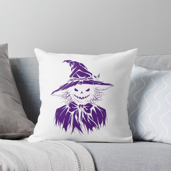 Item preview, Dark Purple Scarecrow Skull Halloween Art designed and sold by Horrify.