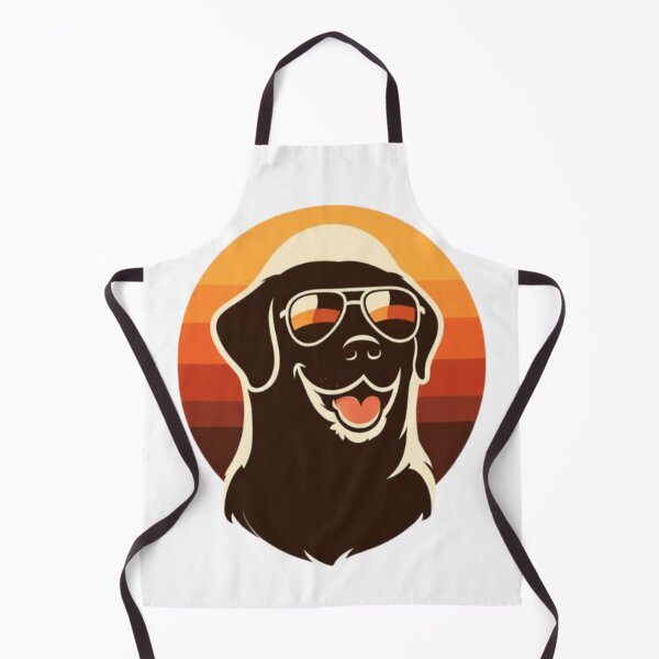 Item preview, Labrador Dad Minimal Silhouette Retro designed and sold by PawPrintCustom.