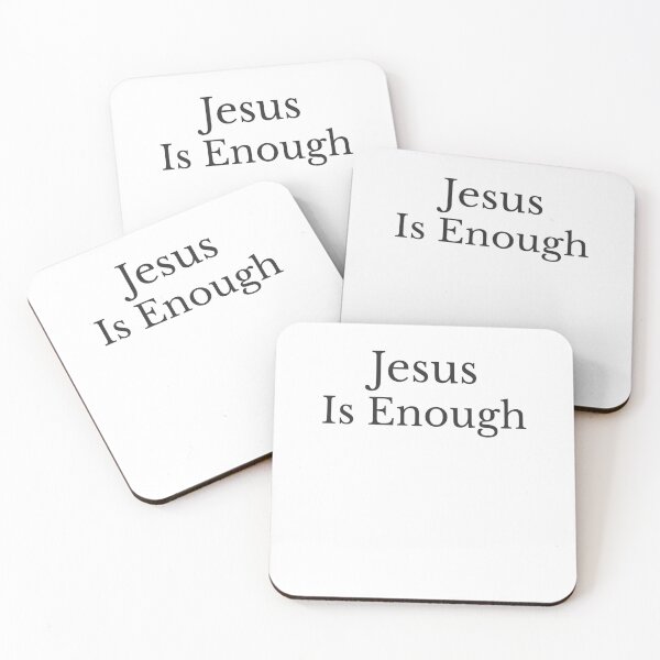 Item preview, Jesus Is Enough – Minimalist Christian Design designed and sold by AdamIntrovert.