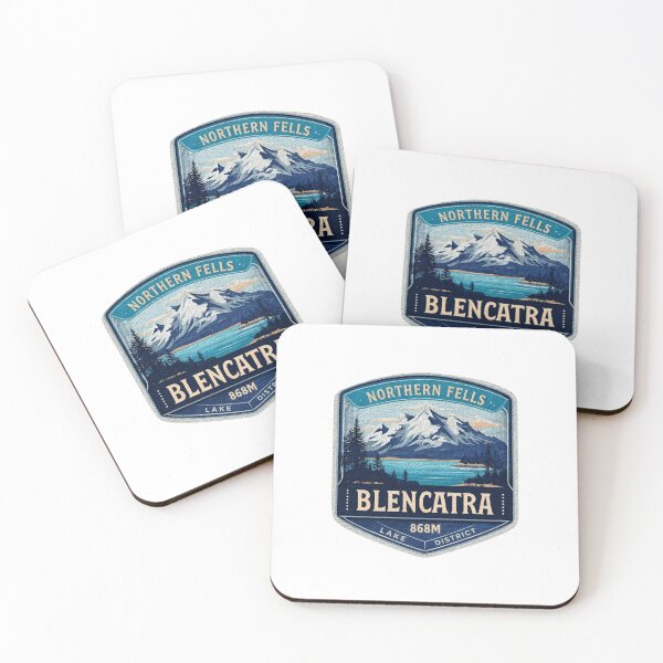 Item preview,  Blencatra Mountain Lake District Vintage Outdoor Adventure Badge Design designed and sold by Blurbean.