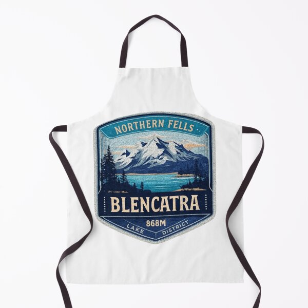 Item preview, Blencatra Mountain Lake District Vintage Outdoor Adventure Badge Design designed and sold by Blurbean.