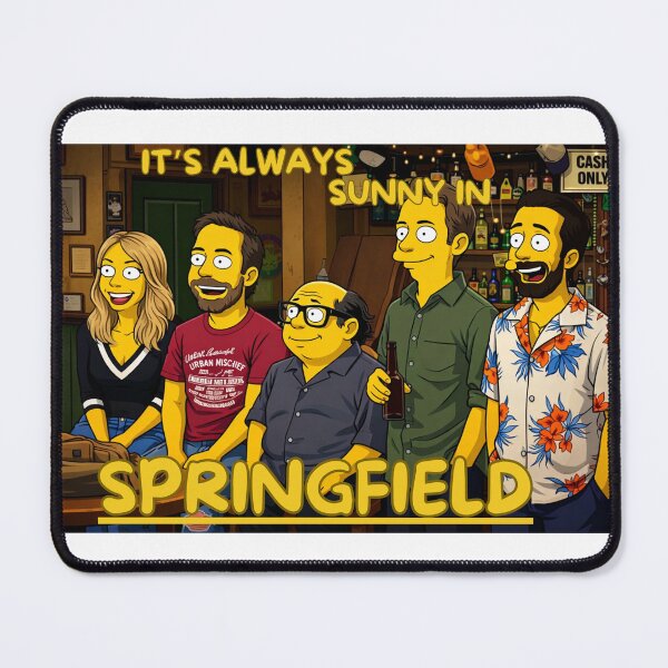 Item preview, It’s Always Sunny in Springfield - It’s always sunny in Philadelphia x Simpsons fan parody designed and sold by Pokah79.