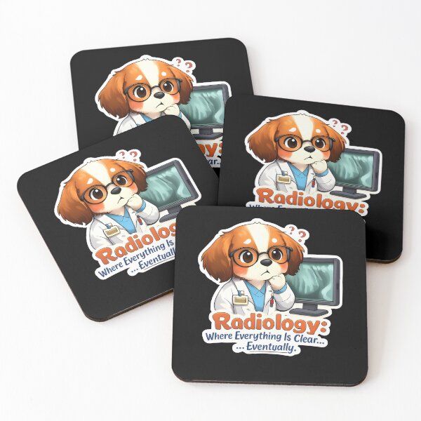 Item preview, Radiology: Where Everything Is Clear… Eventually – Funny Vet X-Ray Art designed and sold by Bettybee00.