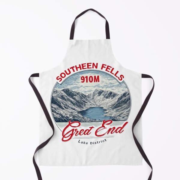 Item preview, Great End Mountain Lake District Southern Fells Vintage Hiking Badge Design designed and sold by Blurbean.