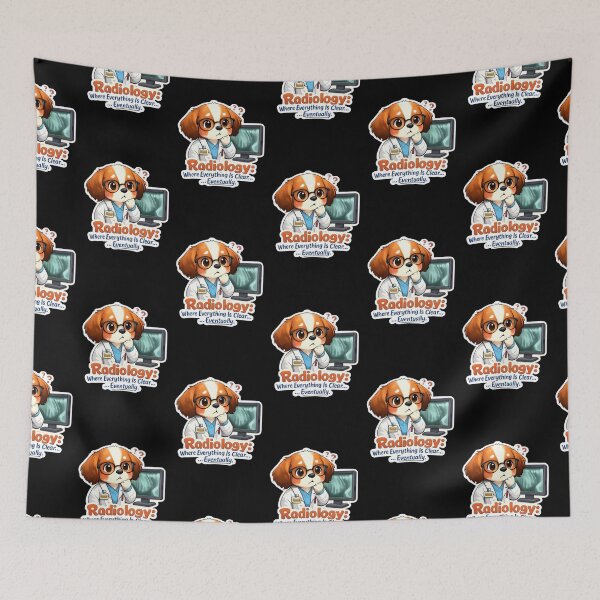 Item preview, Radiology: Where Everything Is Clear… Eventually – Funny Vet X-Ray Art designed and sold by Bettybee00.