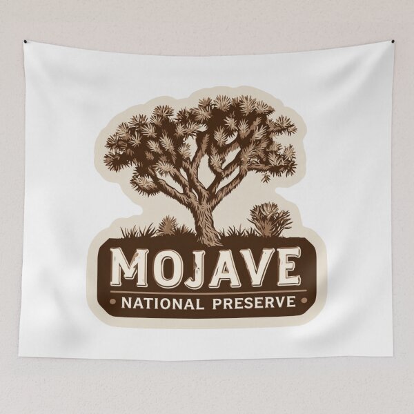 Item preview, Mojave National Preserve Joshua Tree Vintage Desert Sticker Design designed and sold by Blurbean.